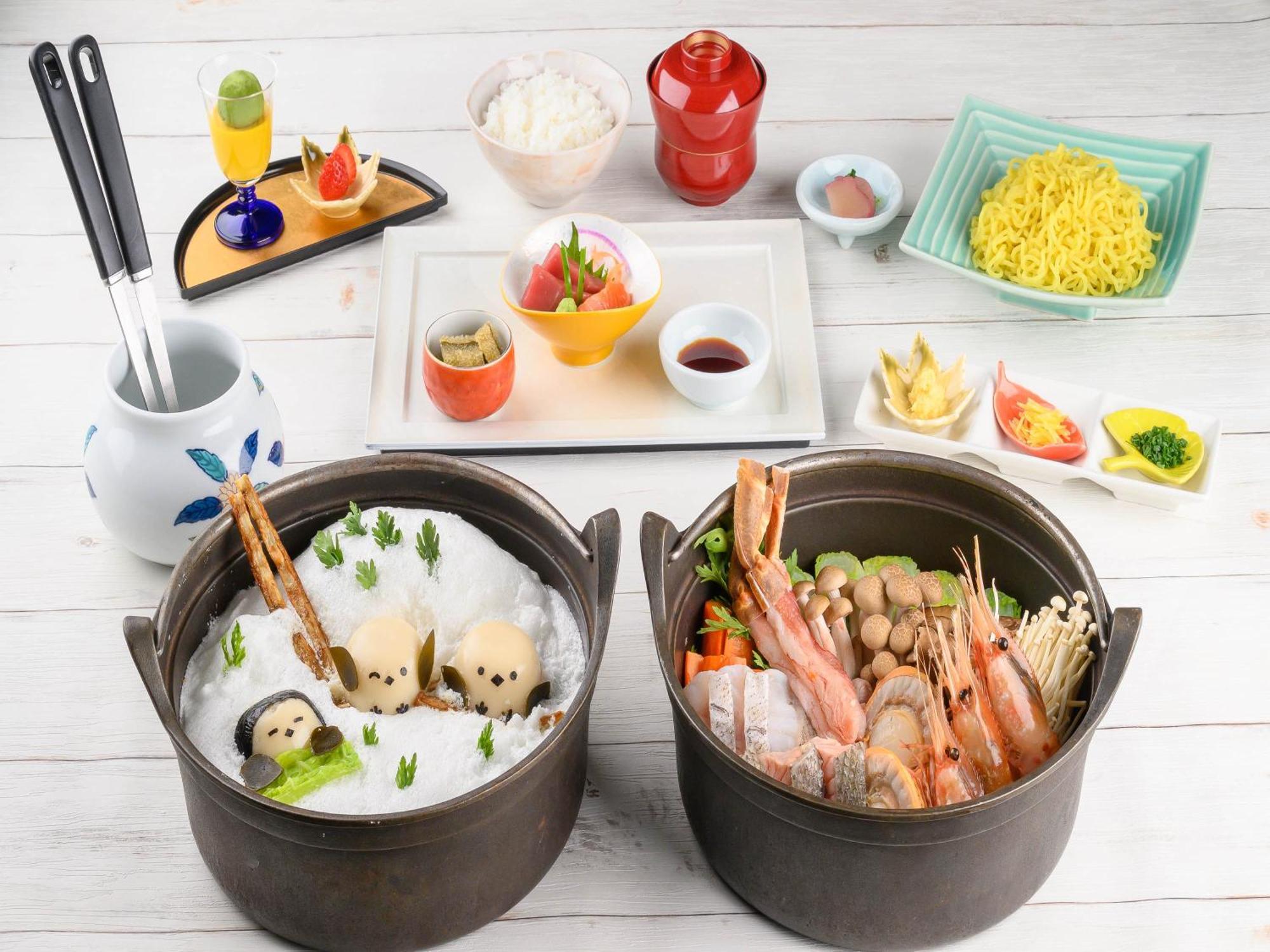 Shin Furano Prince Hotel Exterior foto A hot pot